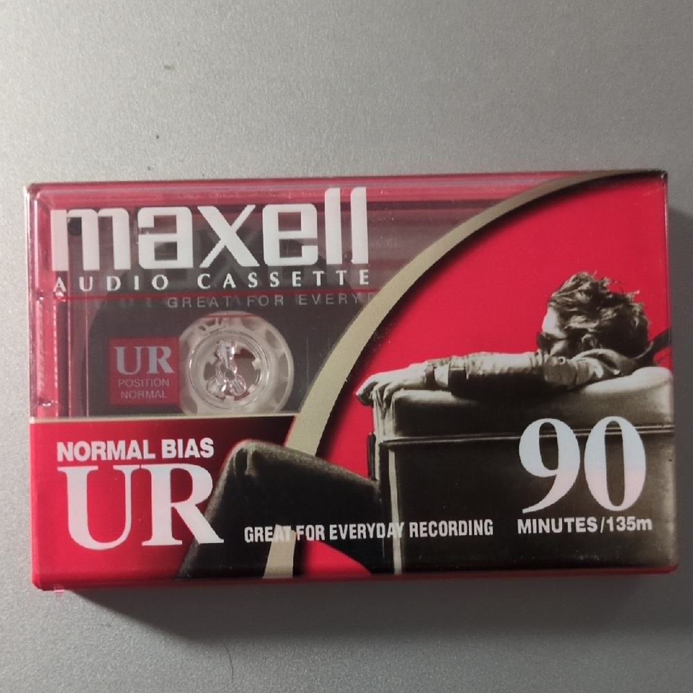 Maxell Red Audio Cassette - 90 Minutes